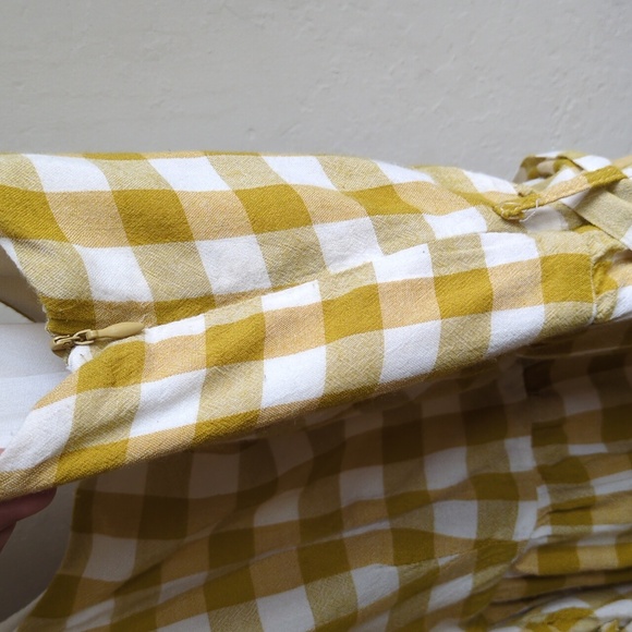 Cotton Gingham Pinafore Dress - Picture 6 of 6